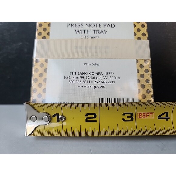 Lang Press Daisy Note Pad With Tray 50 Sheets 2007 - Picture 9 of 10